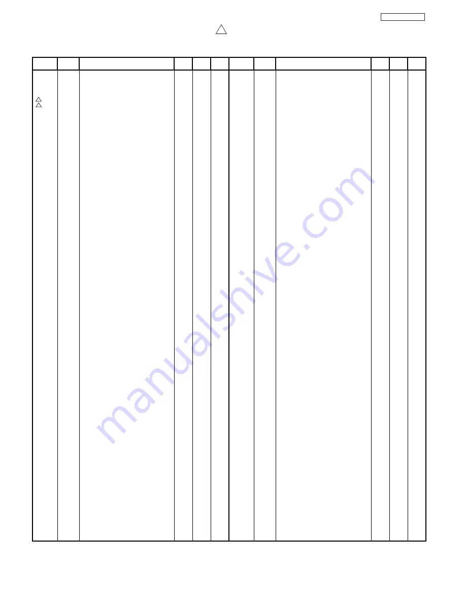 Hitachi 43FWX20B Service Manual Download Page 110