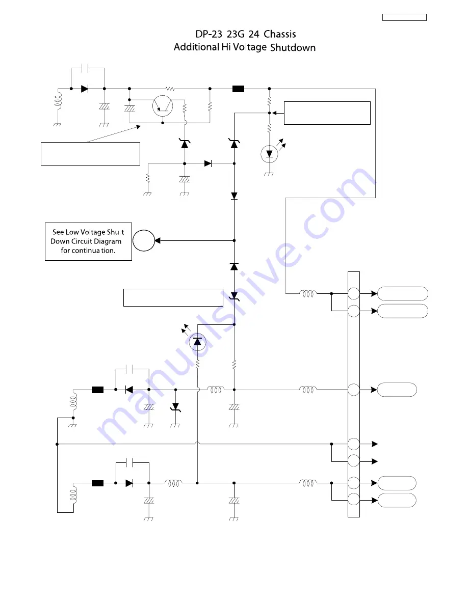 Hitachi 43FWX20B Service Manual Download Page 132