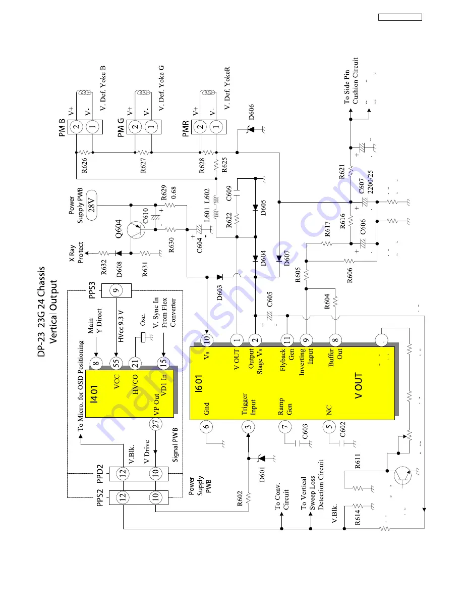 Hitachi 43FWX20B Service Manual Download Page 152