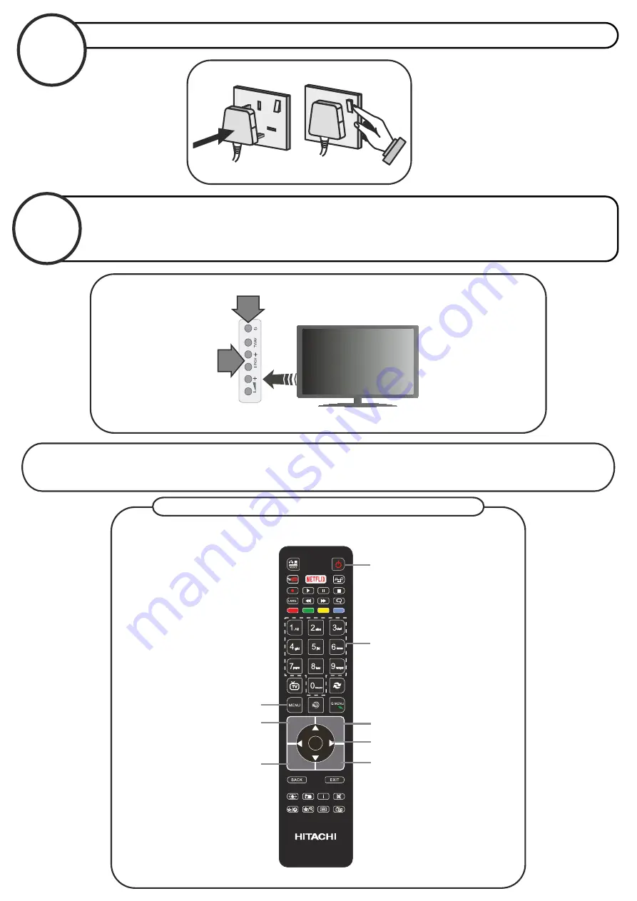 Hitachi 43HGT69U Скачать руководство пользователя страница 4