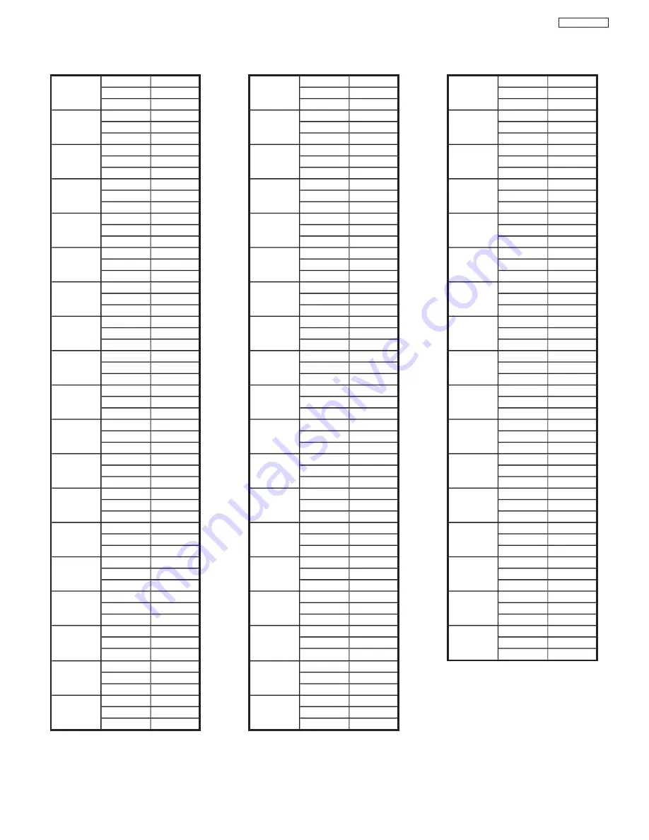 Hitachi 46F500A Service Manual Download Page 89