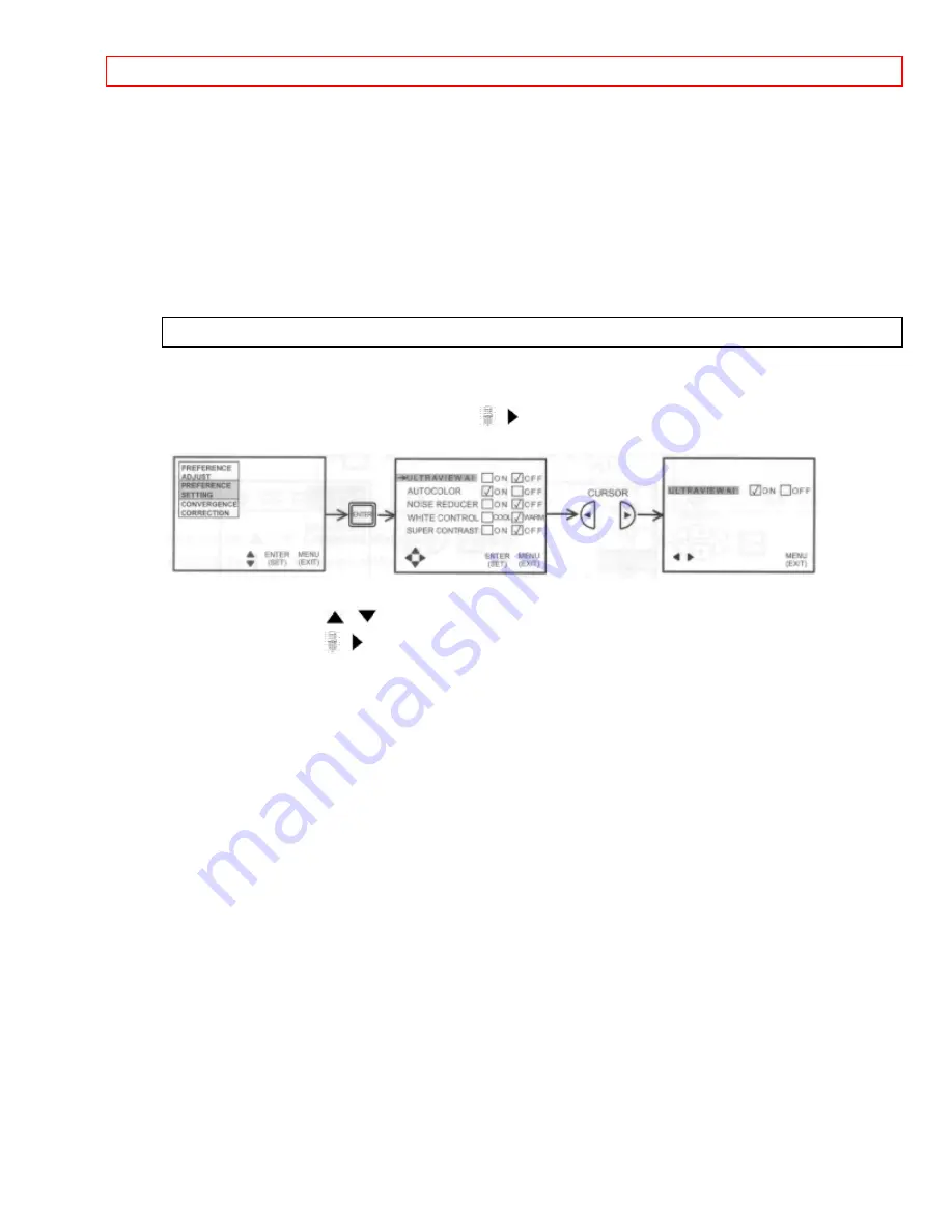 Hitachi 46UX20B Operating Manual Download Page 42