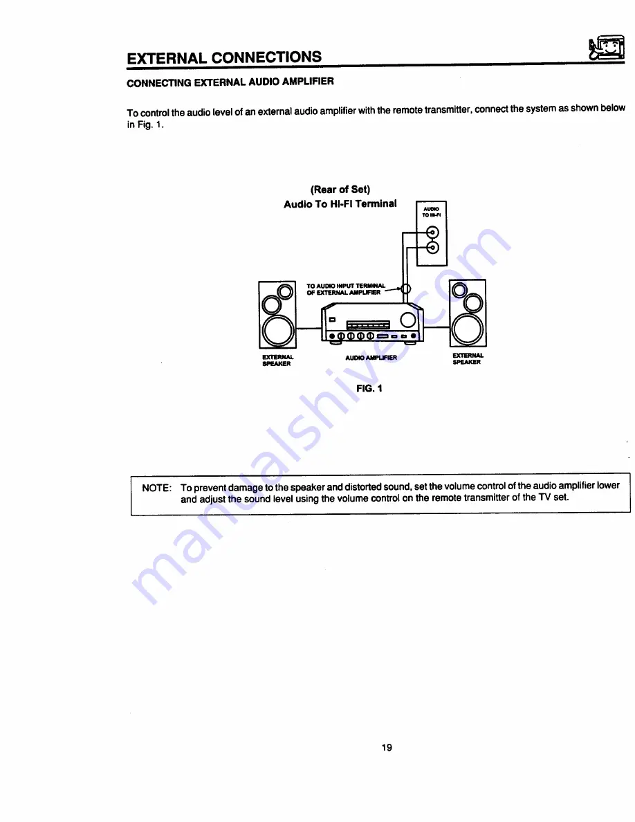 Hitachi 46UX24B Operating Manual Download Page 19