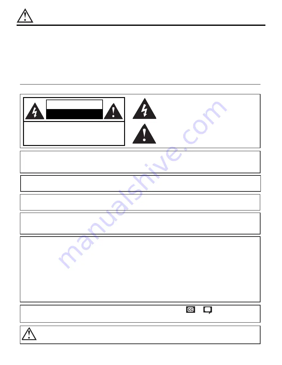 Hitachi 50C10 - LCD Projection TV Operating Manual Download Page 2