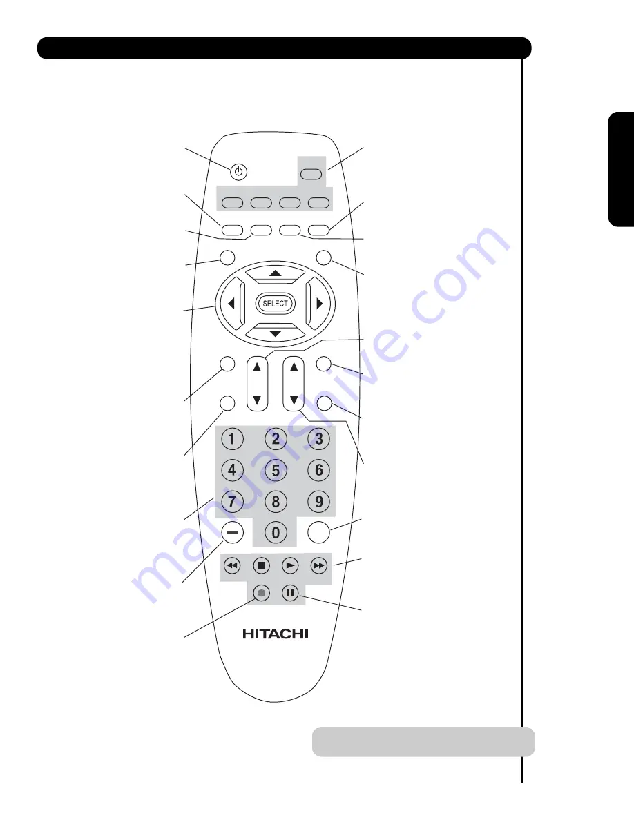 Hitachi 50C20A Скачать руководство пользователя страница 7