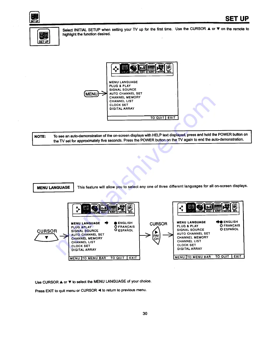 Hitachi 50GX49B Operating Manual Download Page 30