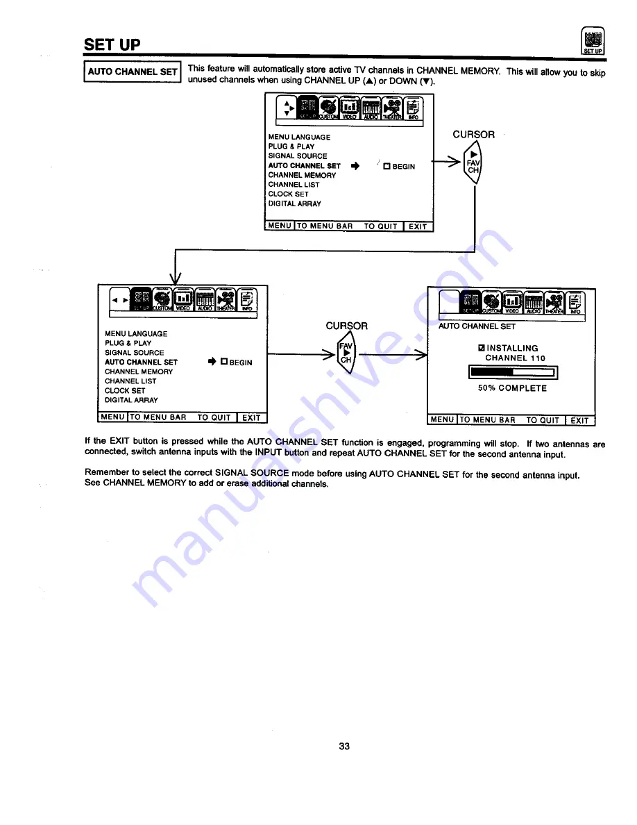 Hitachi 50GX49B Operating Manual Download Page 33