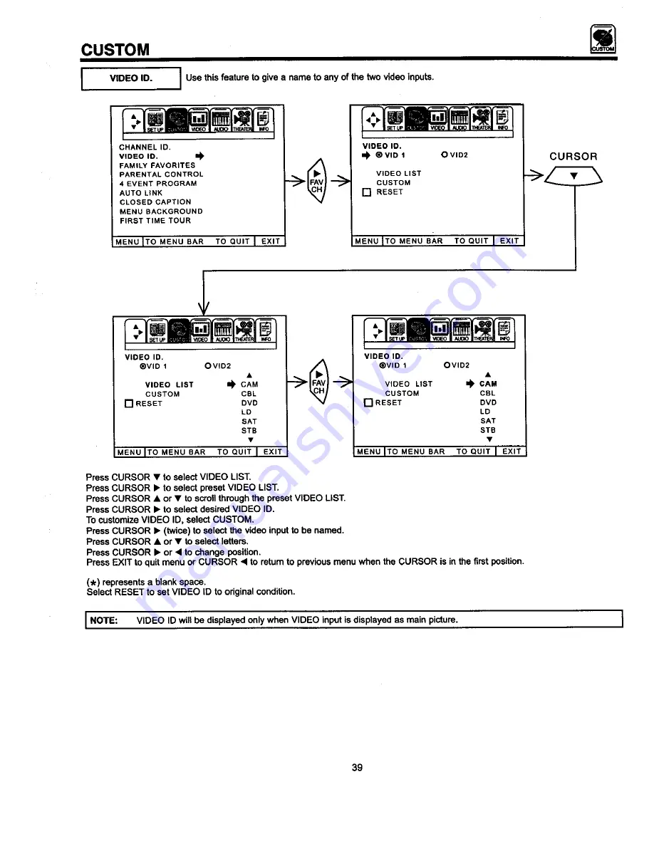 Hitachi 50GX49B Operating Manual Download Page 39