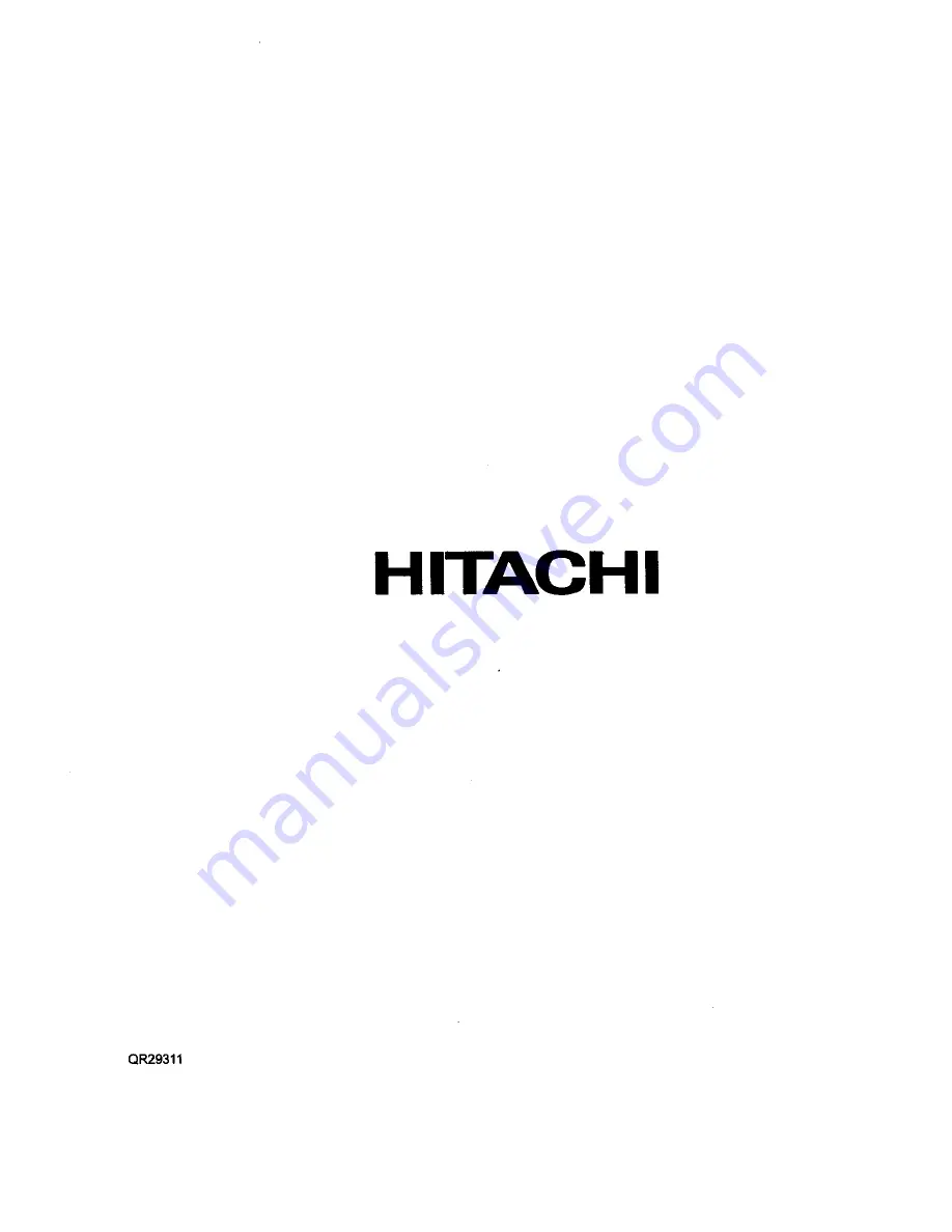 Hitachi 50GX49B Operating Manual Download Page 60