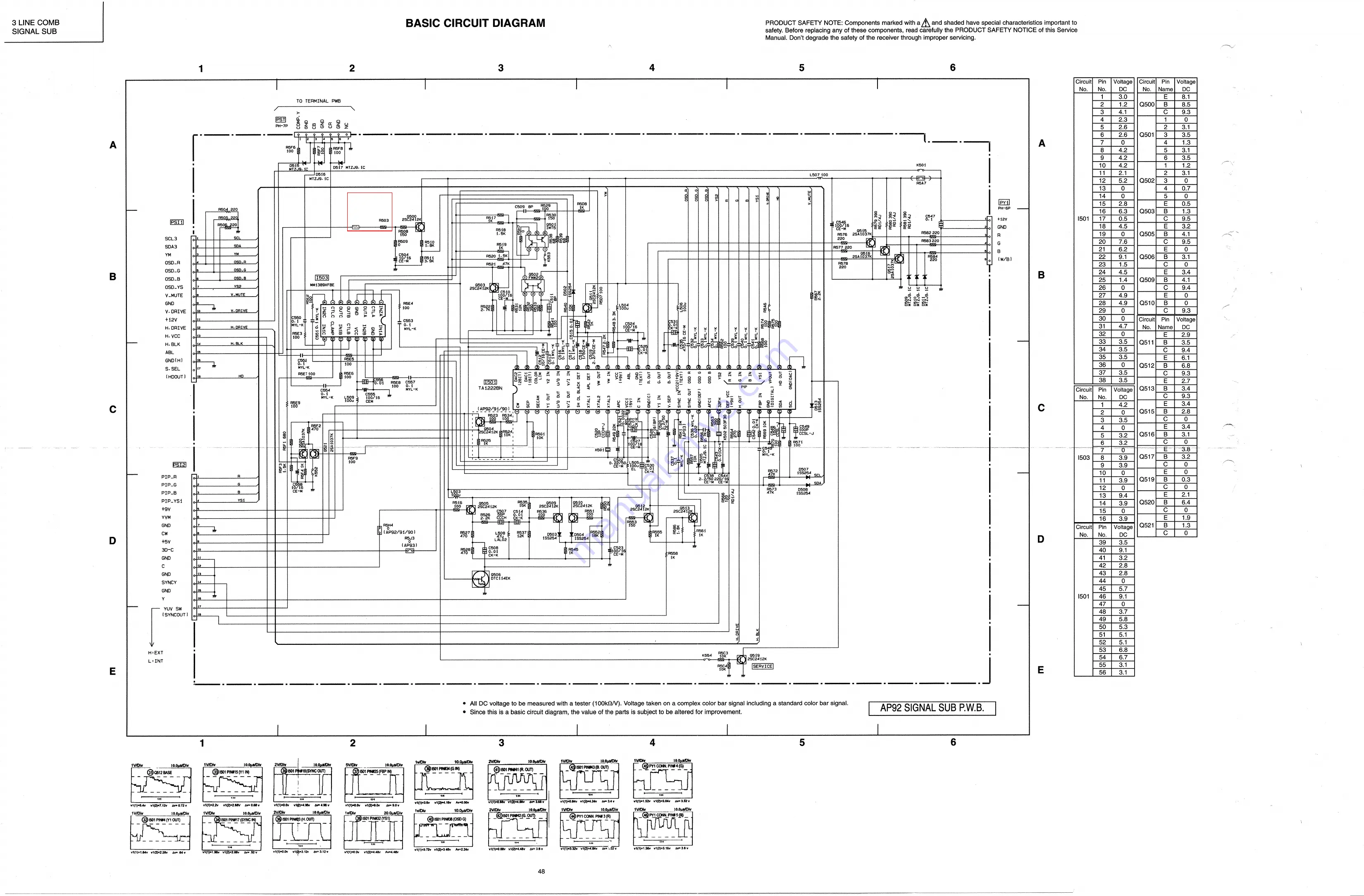 Hitachi 50GX49B Скачать руководство пользователя страница 48