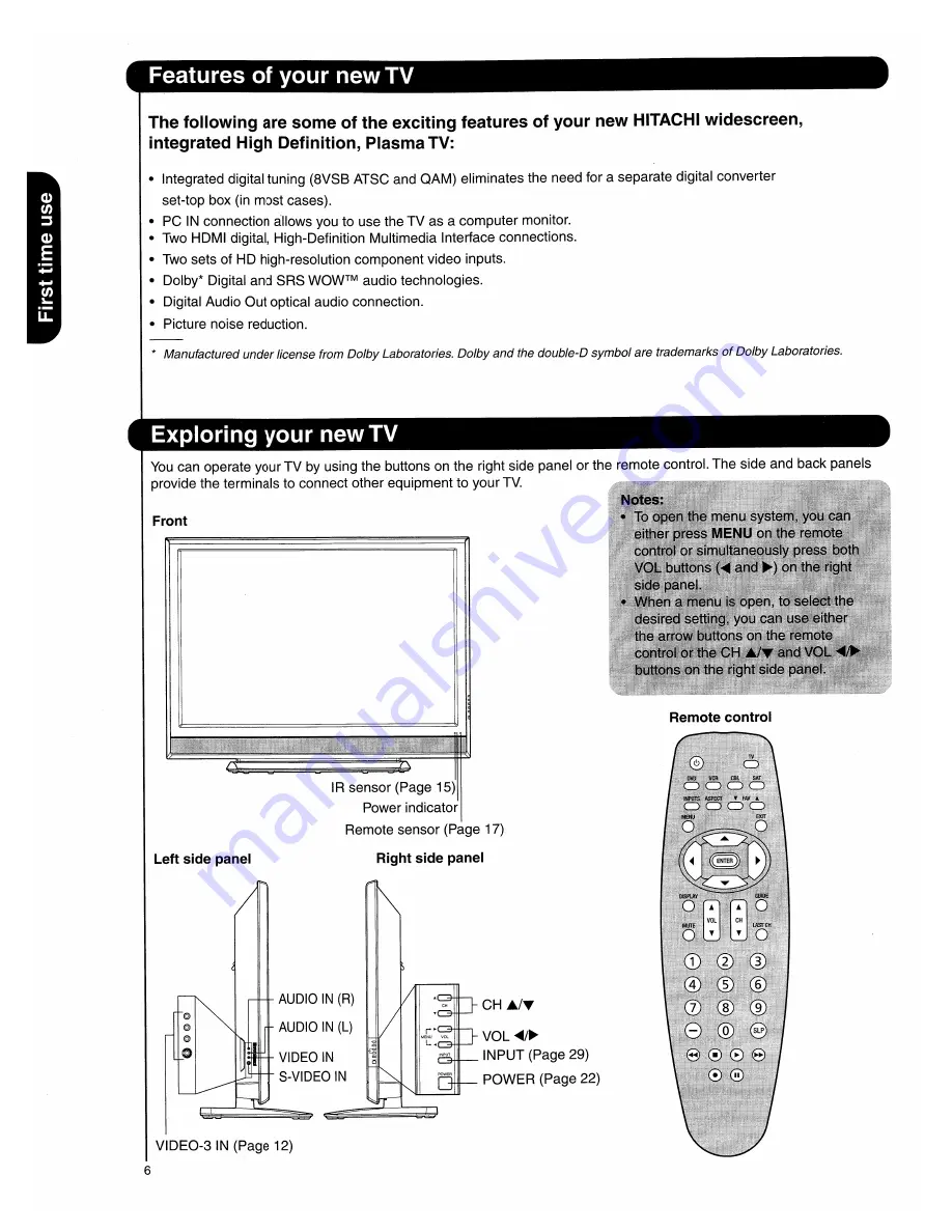 Hitachi 50HDA39 - 50