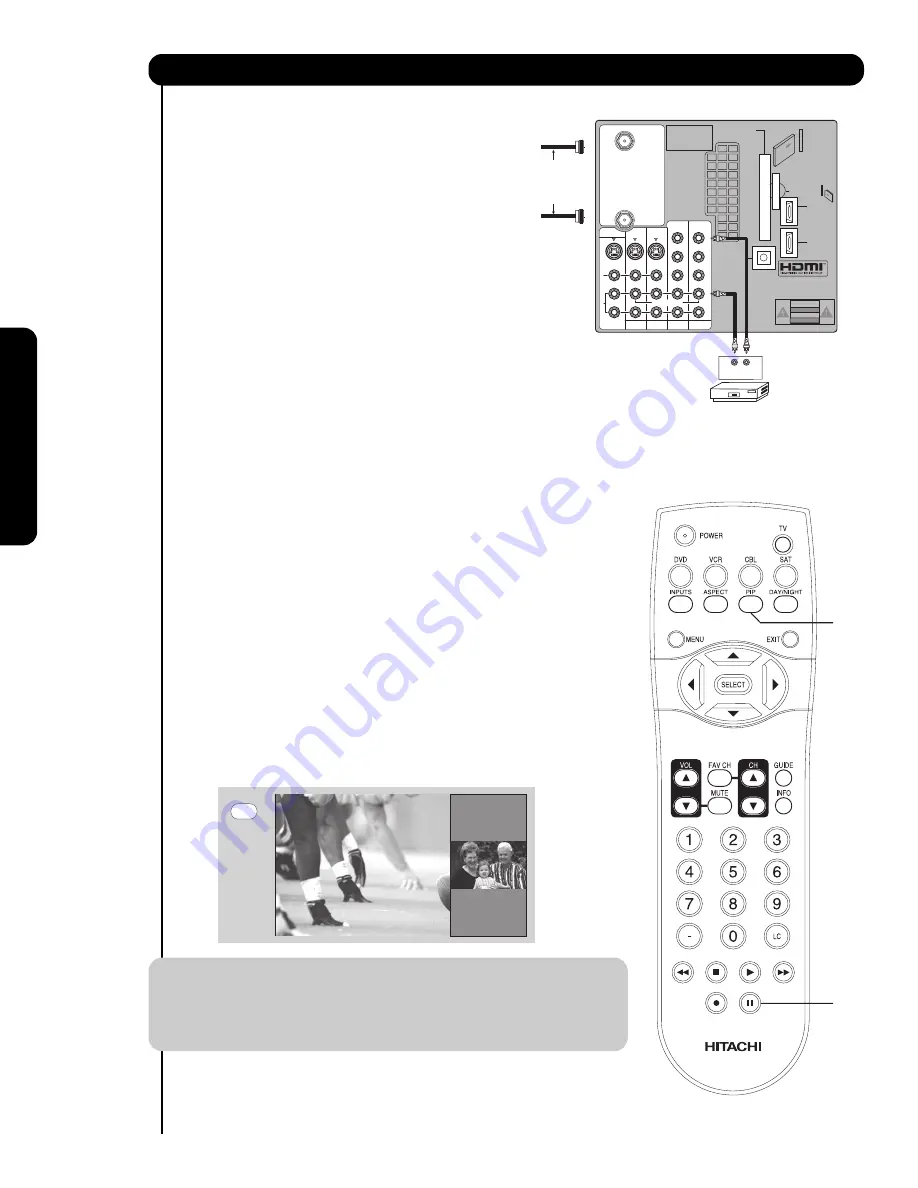 Hitachi 50VF820 - 50