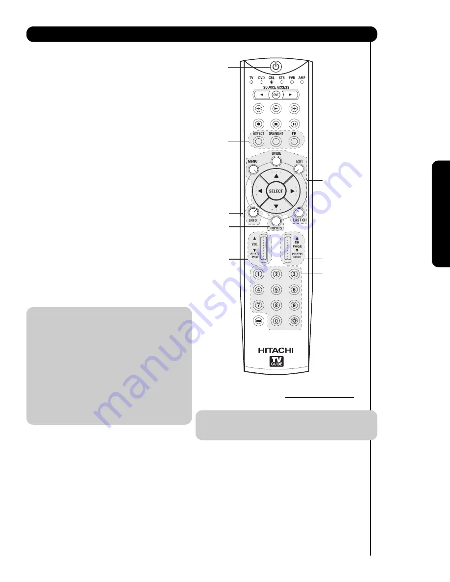 Hitachi 50VG825 Скачать руководство пользователя страница 31