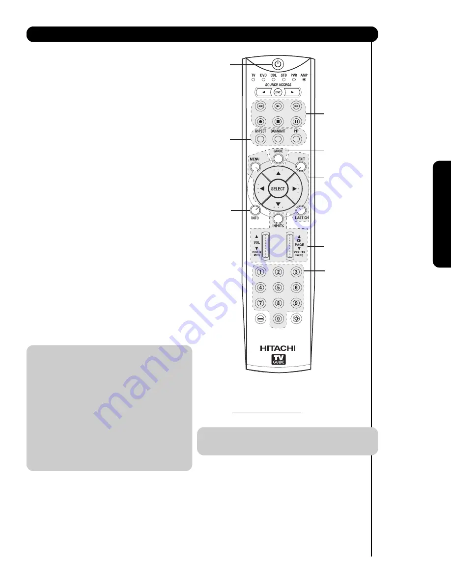 Hitachi 50VG825 Скачать руководство пользователя страница 35