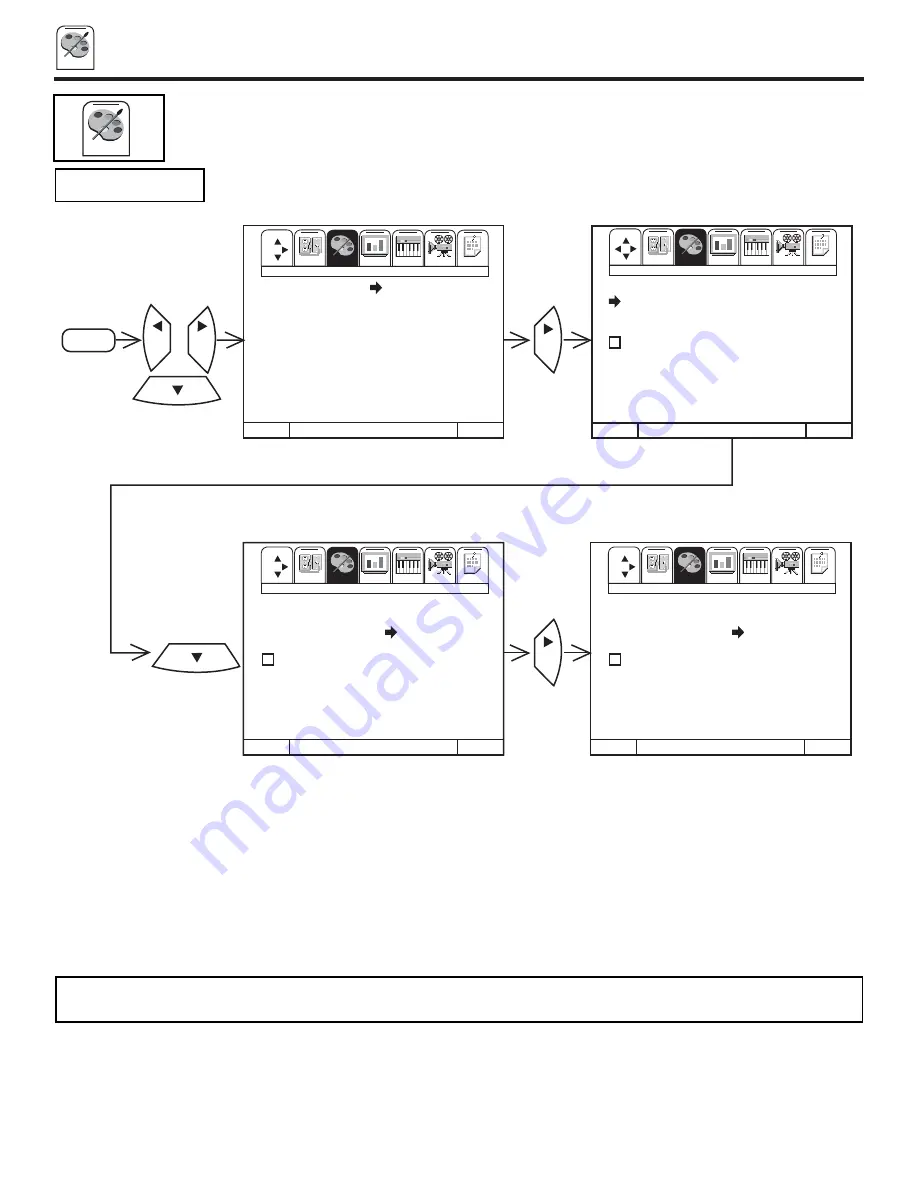 Hitachi 53SBX59B Operating Manual Download Page 44