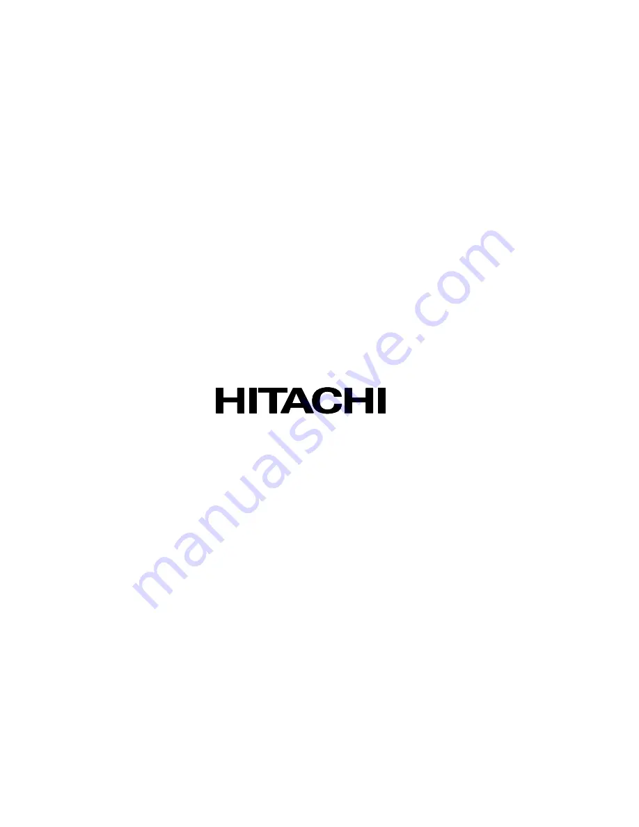 Hitachi 53SWX10B Service Manual Download Page 171