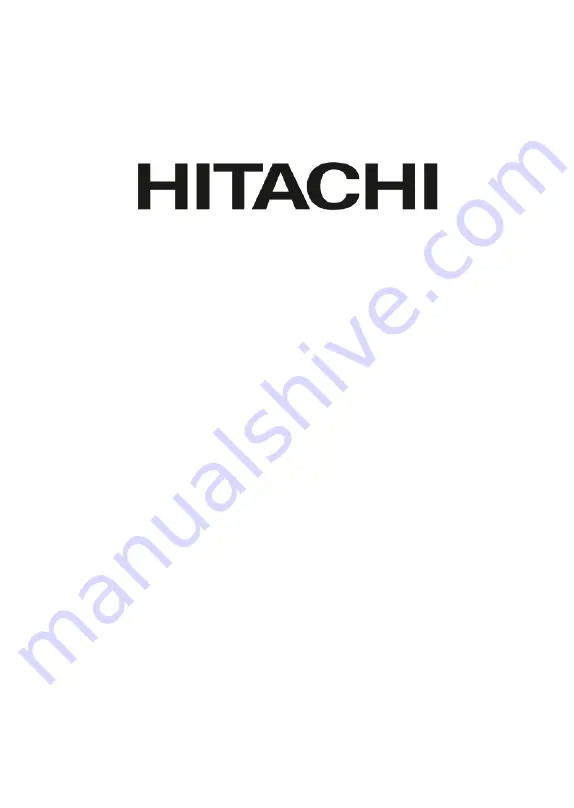 Hitachi 58HAK5350 Скачать руководство пользователя страница 1