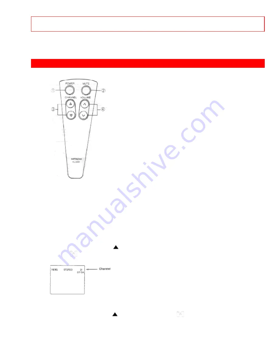 Hitachi 60SX3B Operating Manual Download Page 12