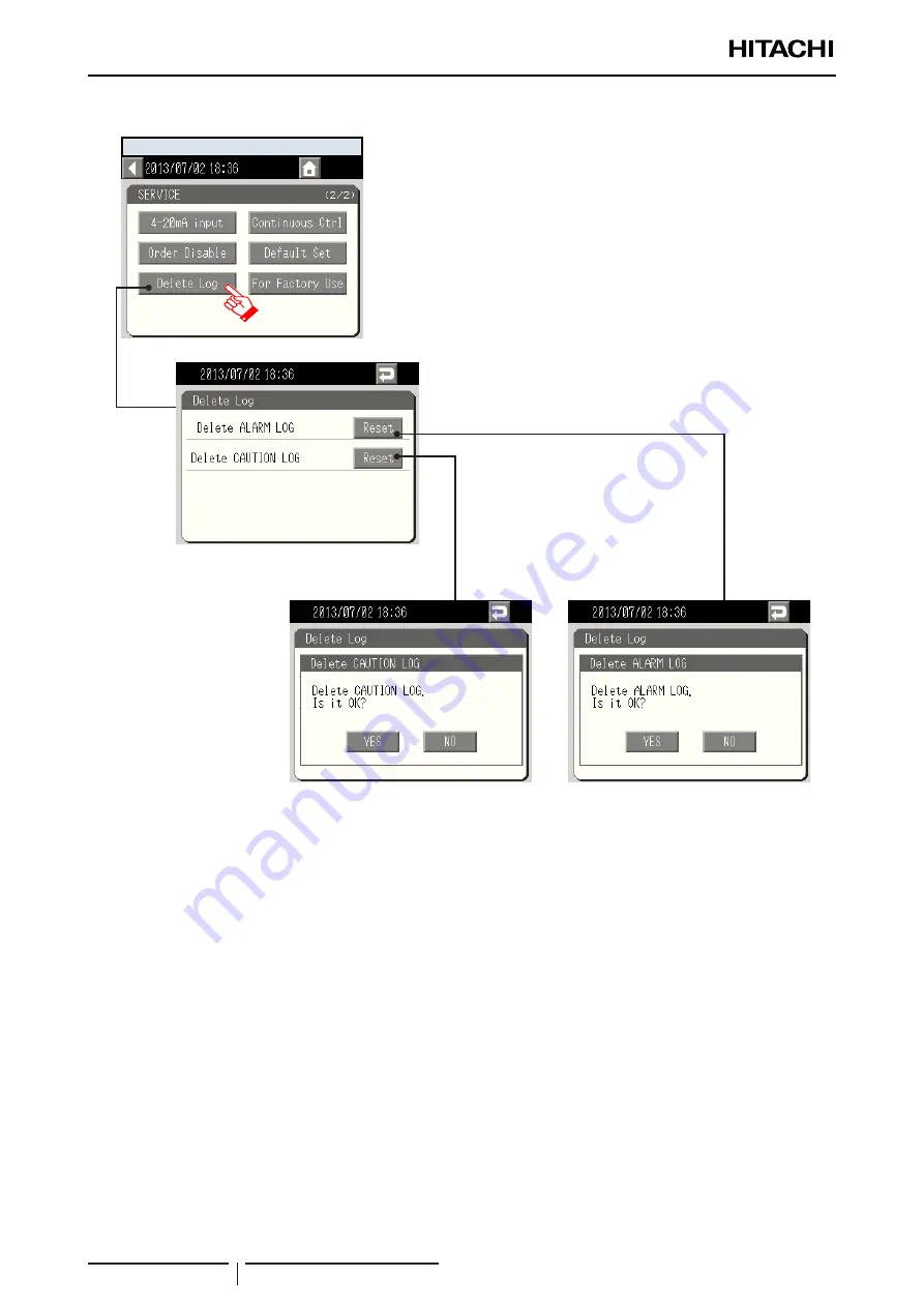 Hitachi 8E040341 Service Manual Download Page 68