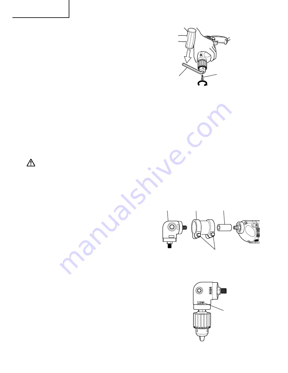 Hitachi 9 Amp Instruction Manual Download Page 44