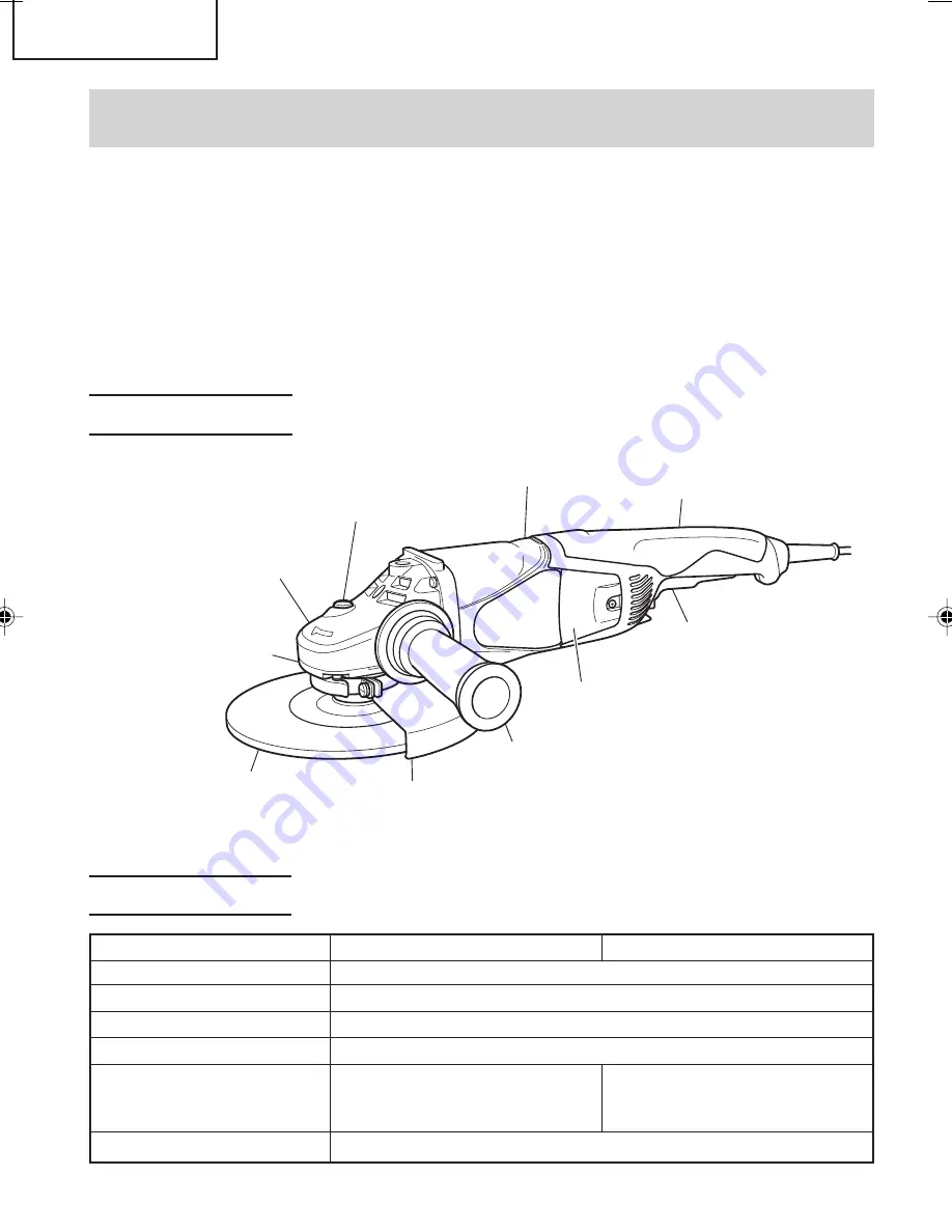 Hitachi 937913Z - Wrench Spanner For G18MR Instruction Manual Download Page 10