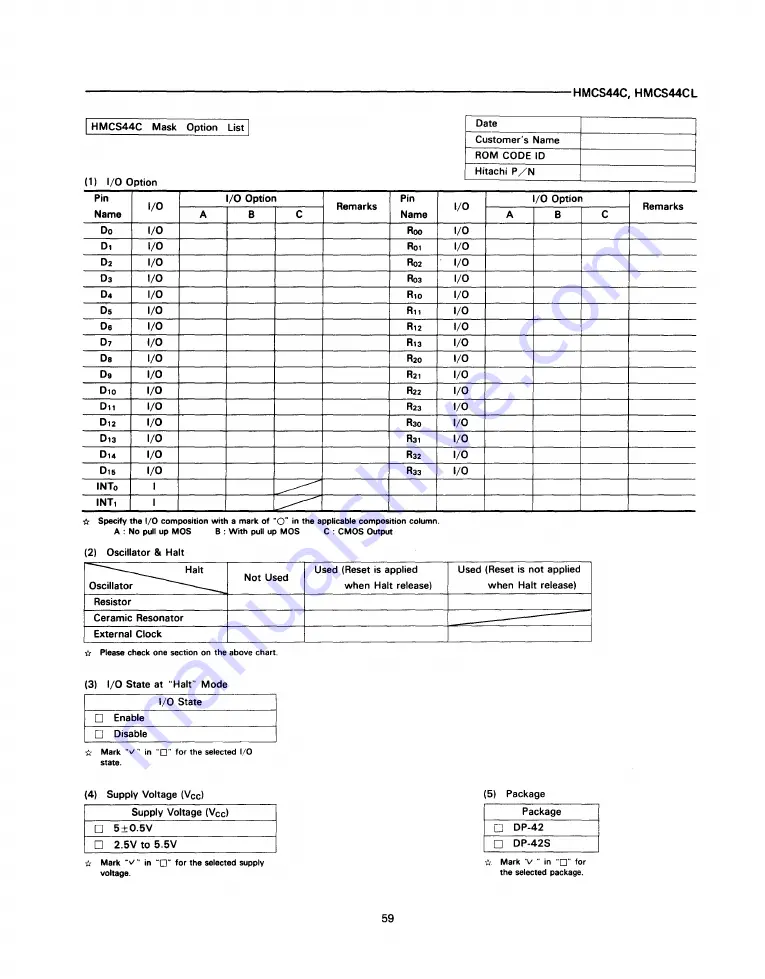 Hitachi AP1 Data Book Download Page 61