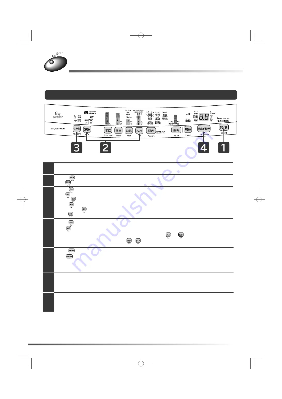 Hitachi BW-V80FS User Manual Download Page 43