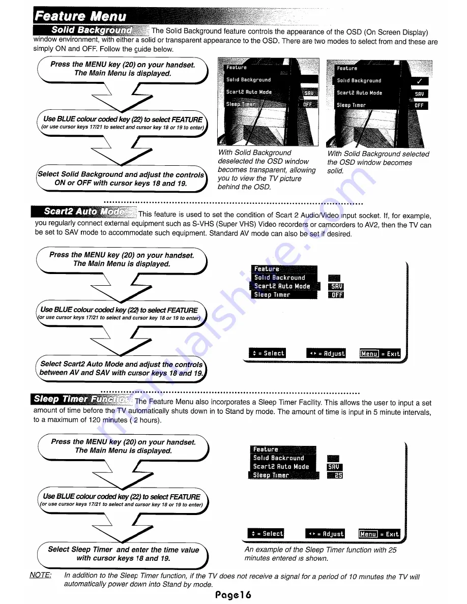 Hitachi C2170TN Instructions For Use Manual Download Page 16