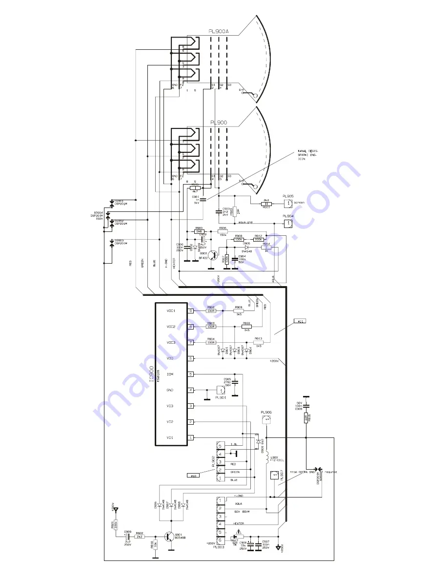 Hitachi C28W440N Service Manual Download Page 55