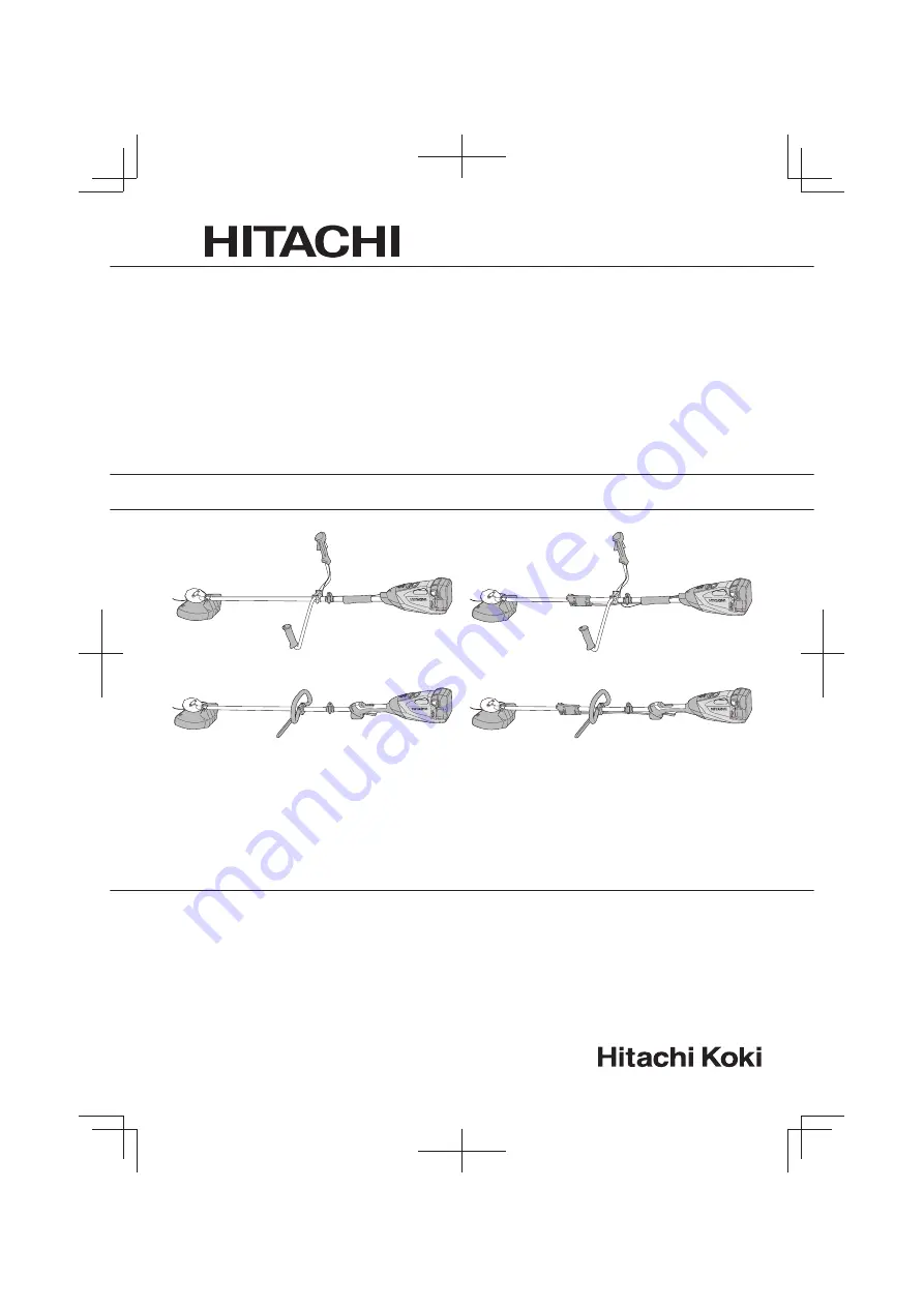 Hitachi CD 36DAL Handling Instructions Manual Download Page 1