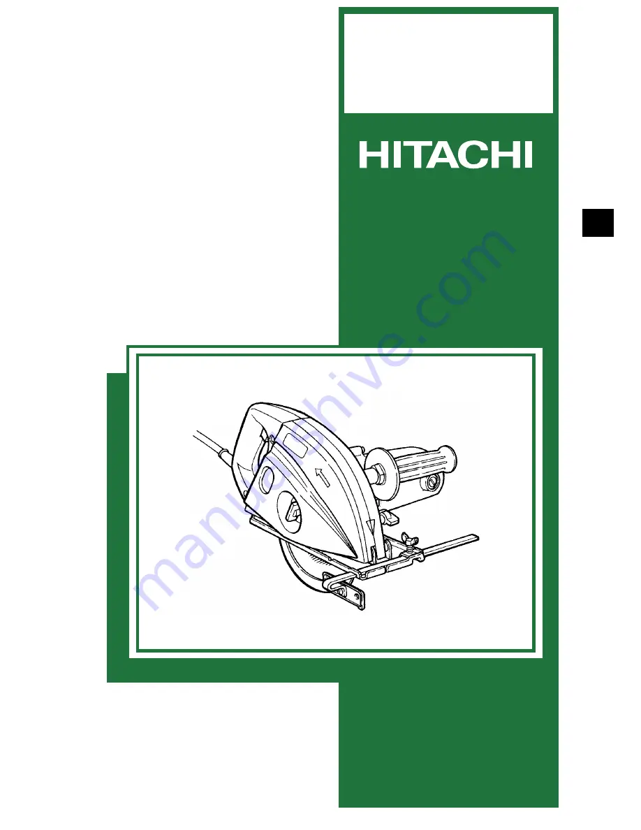 Hitachi CD 7 Скачать руководство пользователя страница 1