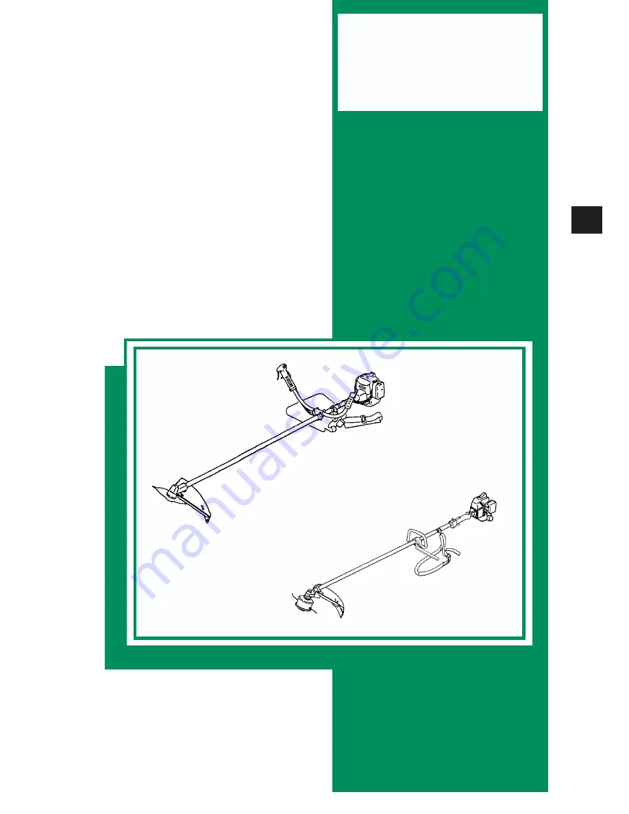 Hitachi CG 23EA (SL) Скачать руководство пользователя страница 1