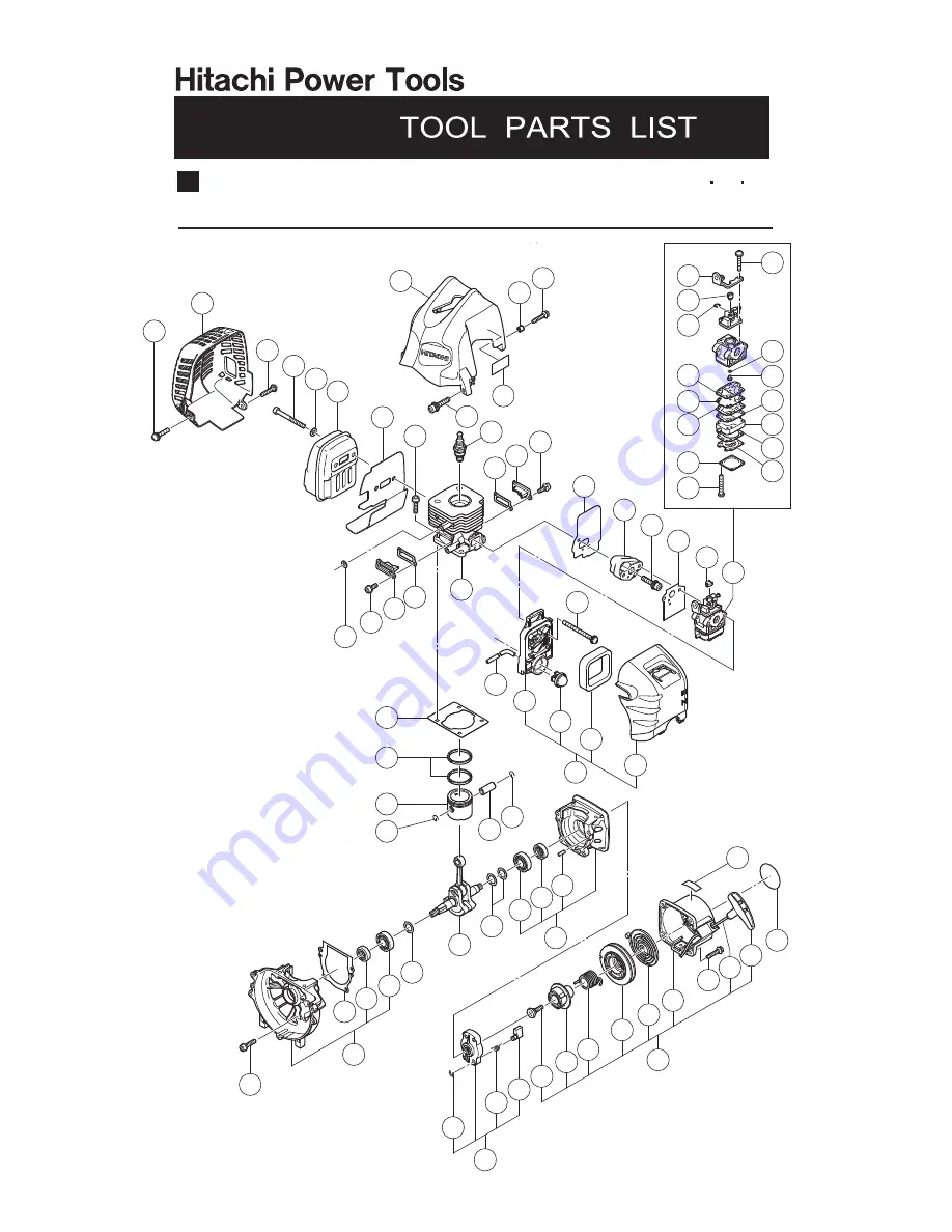 Hitachi CG 24EBD Series Service Manual Download Page 73