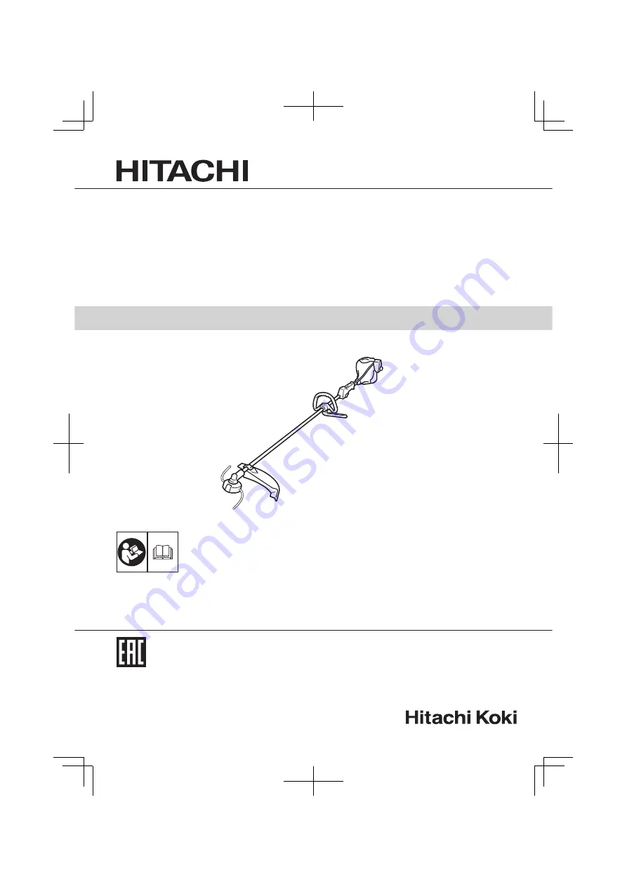 Hitachi CG 25EUS (L) Скачать руководство пользователя страница 1