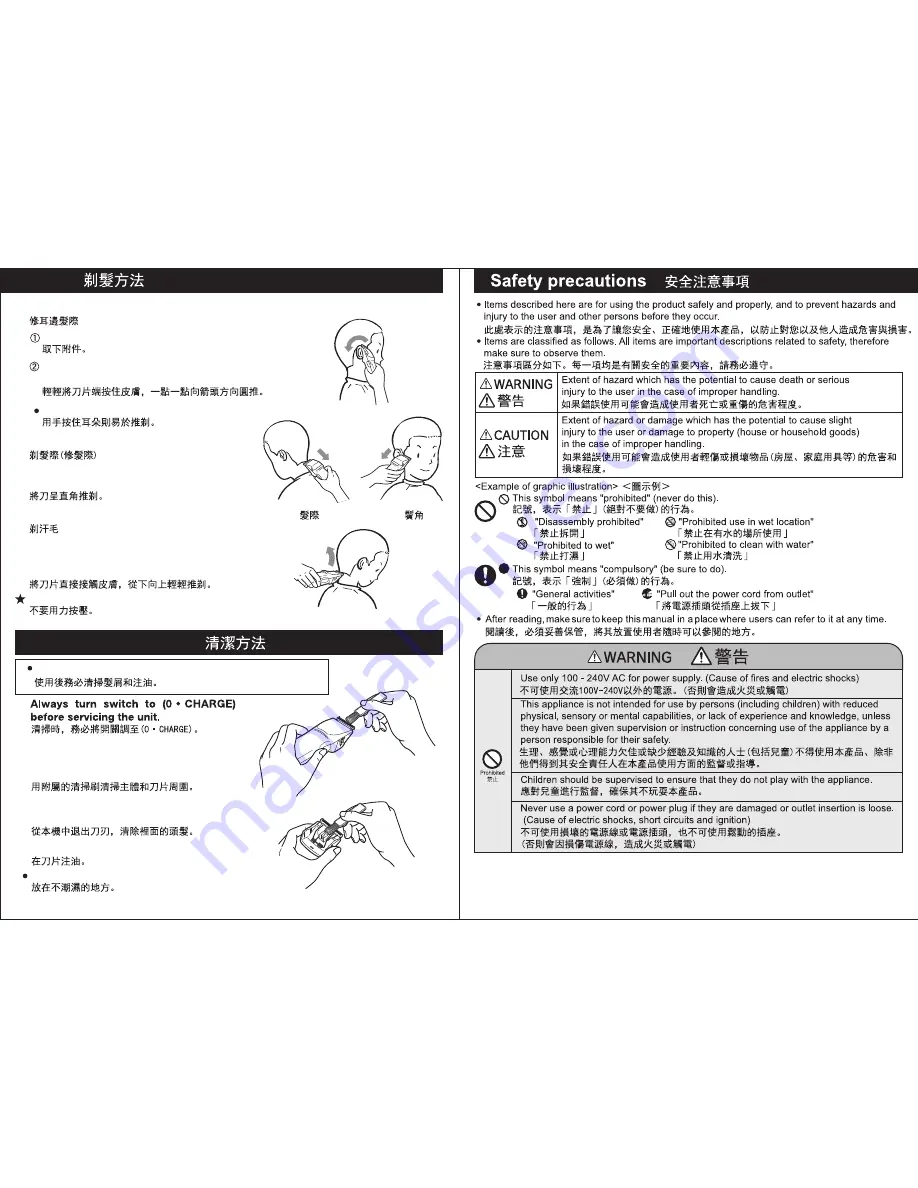 Hitachi CL-8800BF Скачать руководство пользователя страница 6