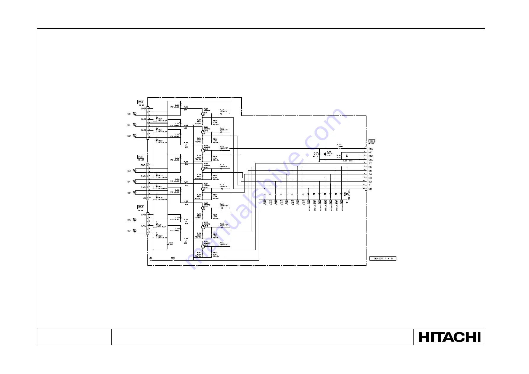 Hitachi CL43WP910TAN Service Manual Download Page 49