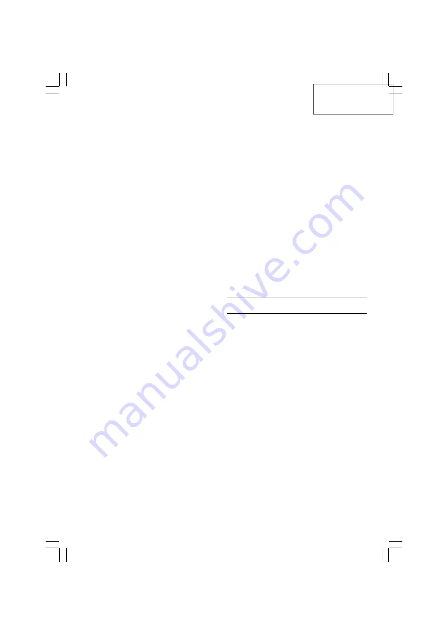 Hitachi CM 9SR Handling Instructions Manual Download Page 21