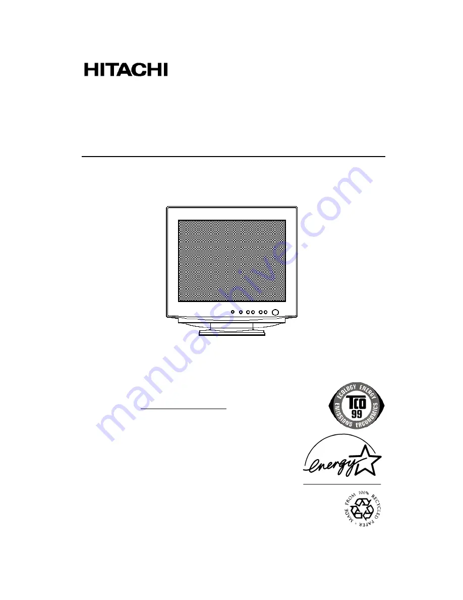 Hitachi CM827ET User Manual Download Page 1