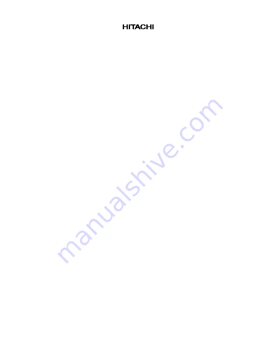 Hitachi CML170SXWBPlus User Manual Download Page 34