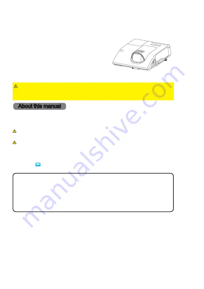 Hitachi CP-CW302WN Скачать руководство пользователя страница 1