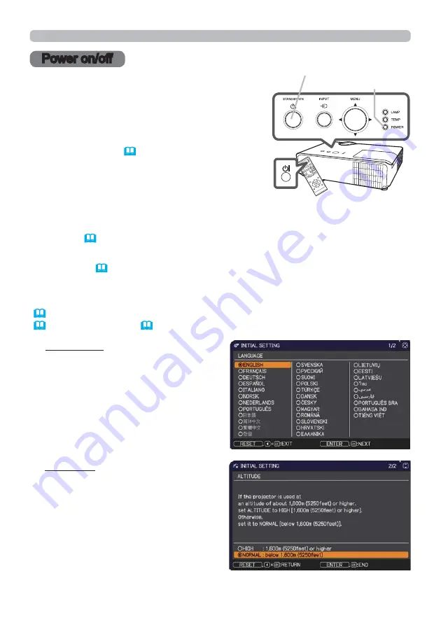 Hitachi CP-EW250N User Manual Download Page 20