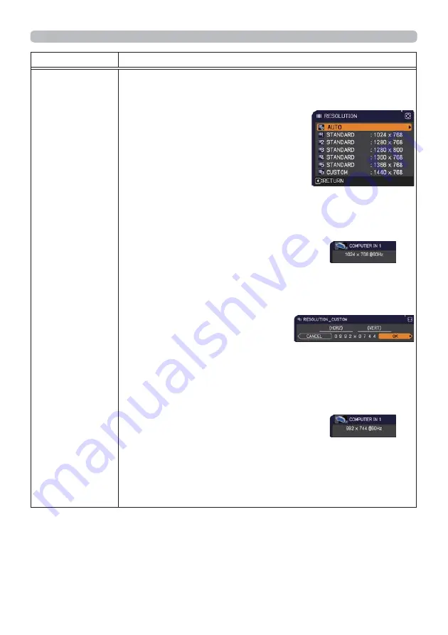 Hitachi CP-EW250N User Manual Download Page 45