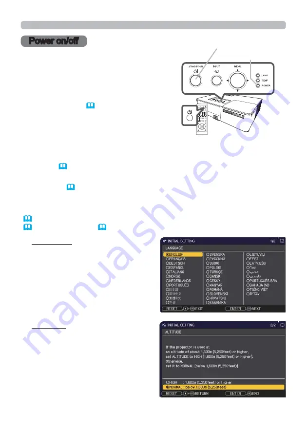 Hitachi CP-EW3051WN Скачать руководство пользователя страница 21