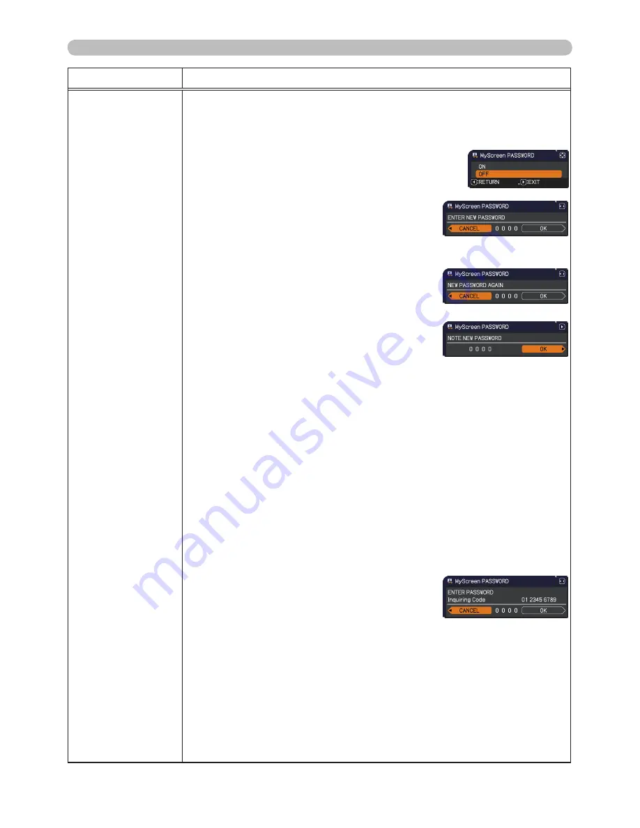 Hitachi CP-EX250 User Manual Download Page 61