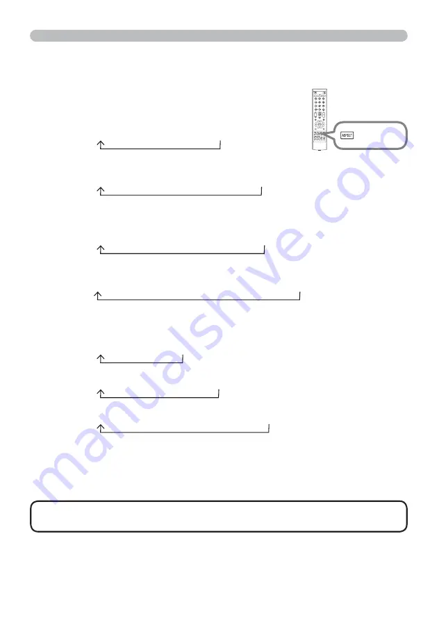 Hitachi CP-SX8350 User Manual Download Page 45