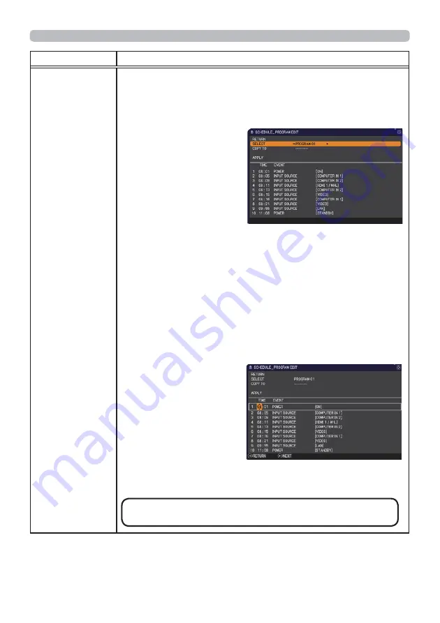 Hitachi CP-TW2505 User Manual Download Page 74