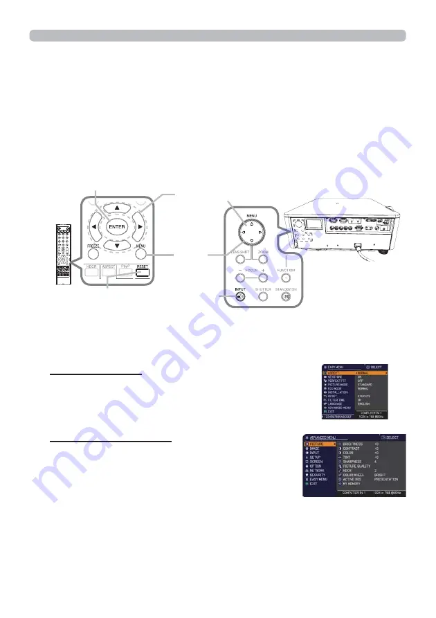 Hitachi CP-WU9410 Скачать руководство пользователя страница 48