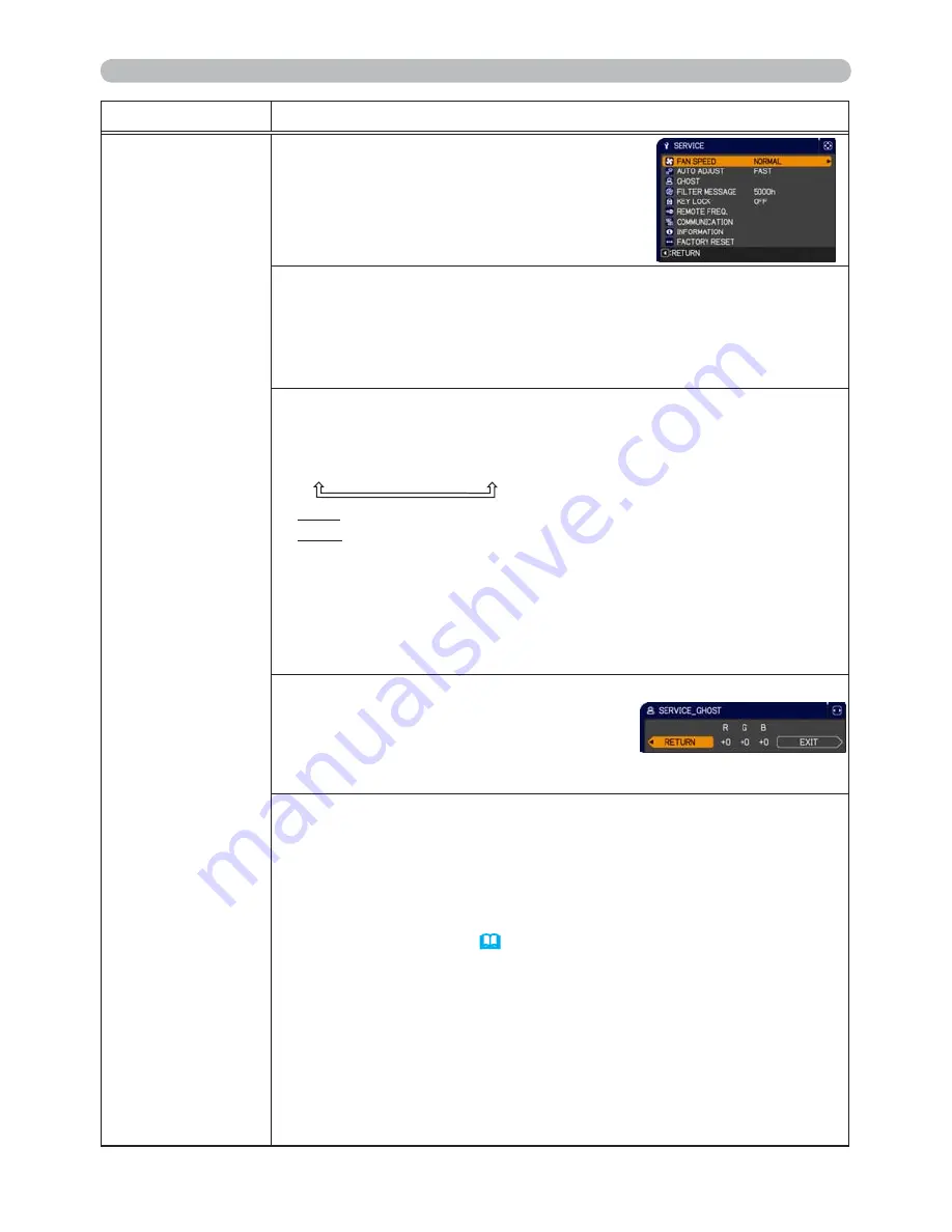 Hitachi CP-WX4021N User'S Manual And Operating Manual Download Page 68