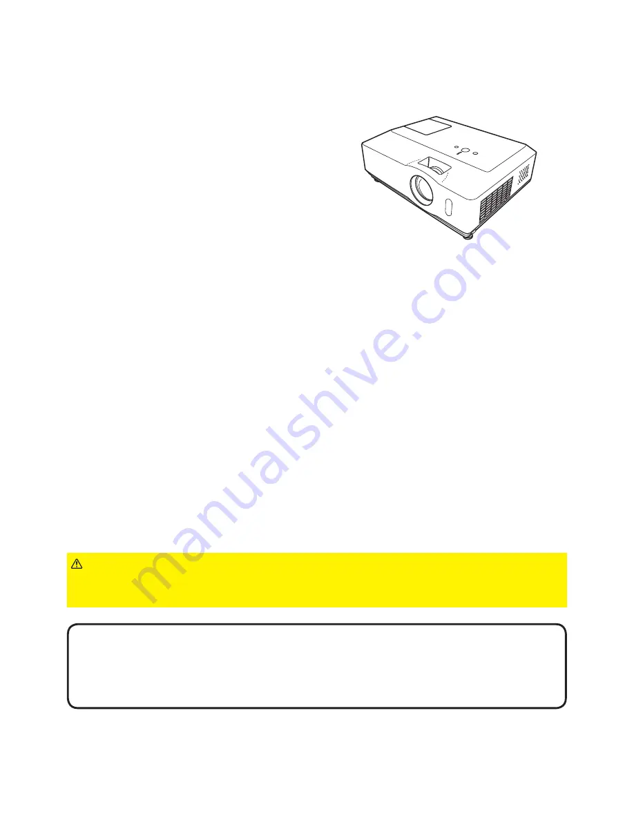 Hitachi CP-X267 Network Manual Download Page 1