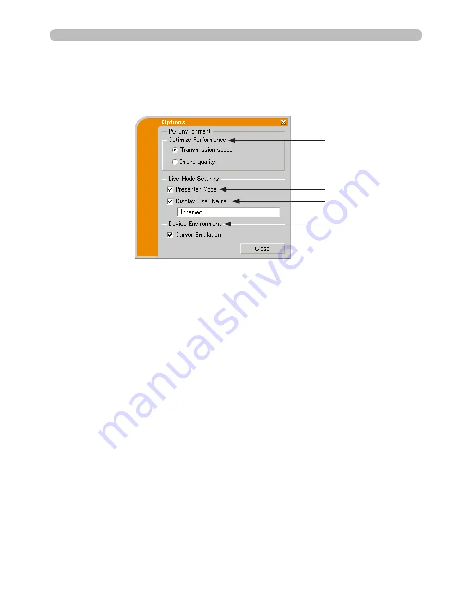 Hitachi CP-X267 Network Manual Download Page 58